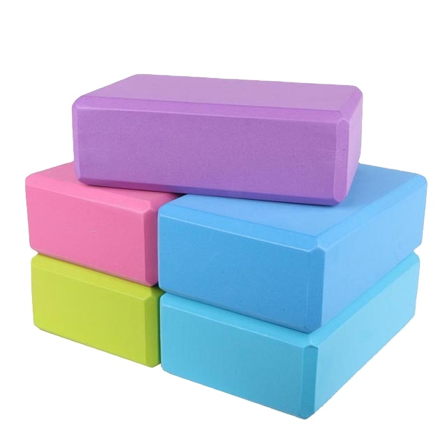 Fast Delivery Yoga Pilate Fitness Eco Friendly Printed Logo Custom Comfortable Foam EVA Yoga Block