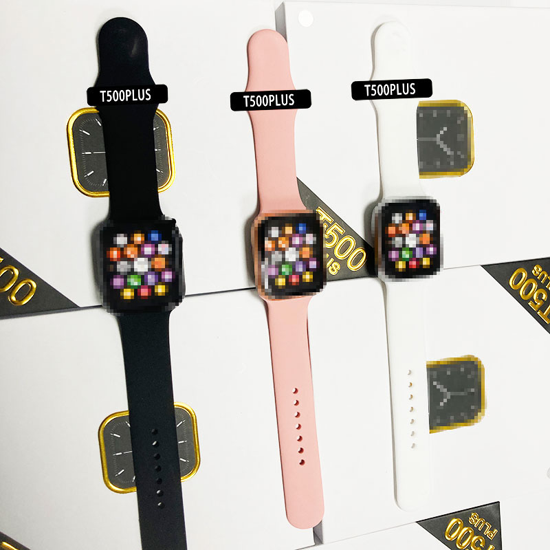 Reloj iOS и Android телефонов вызовов через Bluetooth Полный сенсорный экран фитнес трекер монитор сердечного ритма приборы для измерения артериального давления T500 ПЛЮС Pro Смарт-часы