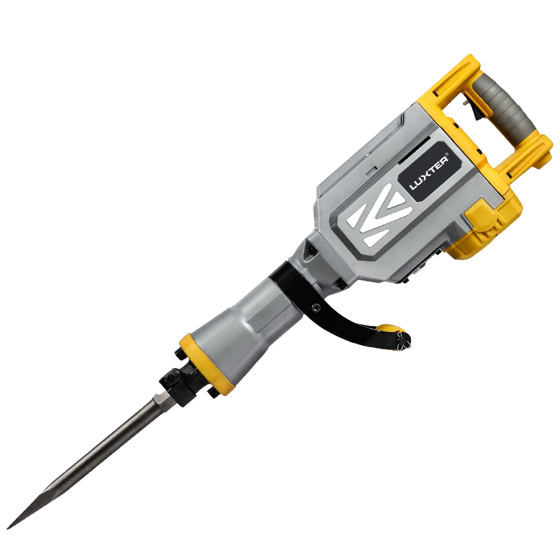 LUXTER 1700W Industrial Heavy Duty Electric Jack Hammer Demolition Hammer Demolition Power Hammer Breaker Portable