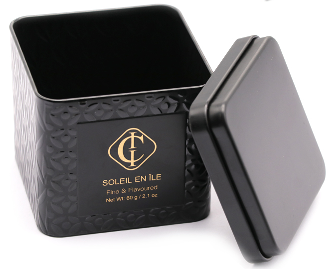 Wholesale Hot Custom Printed Airtight Lid Metal Square Tea Tin Container