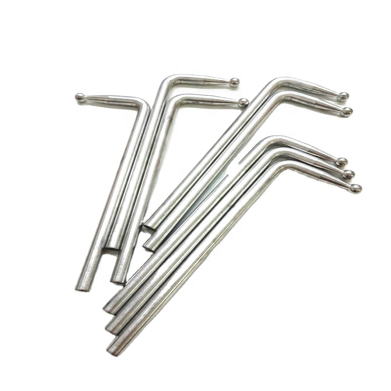 Factory sales aluminum rod bending CNC processing conical aluminum branch round aluminum beads