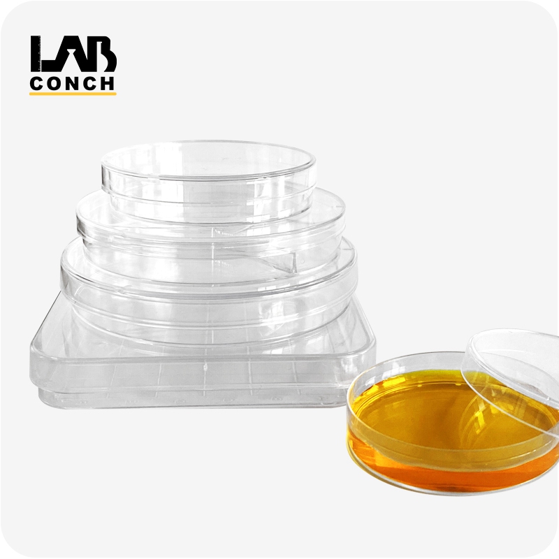 Labconch High Transparent Sterile Plastic Petri Dish
