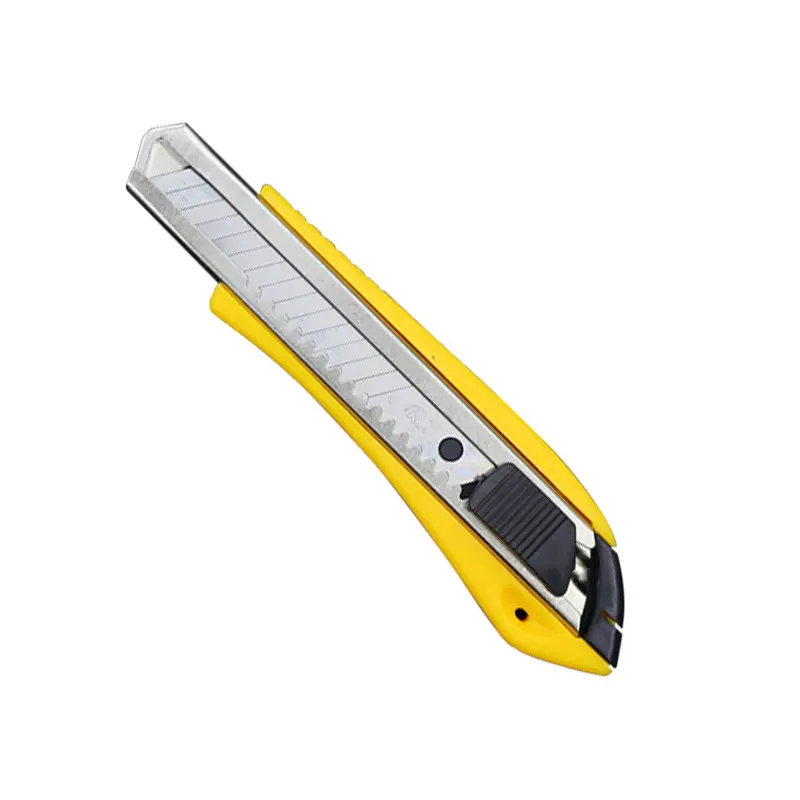Smooth Sliding Yellow ABS Handle SK5 Blade Box Cutter Utility Knives
