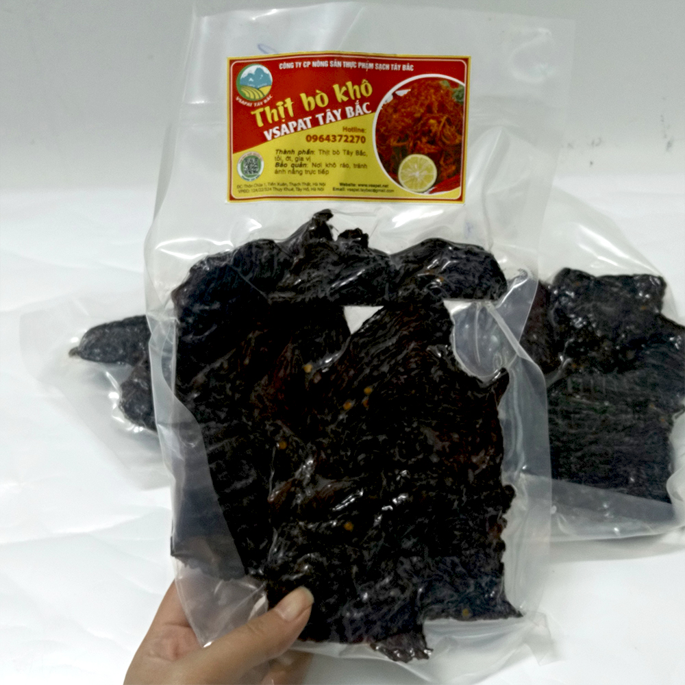 Высококачественная дымовая говядина jerky VSAPAT TAY BAC из Вьетнама, оптовые продажи
