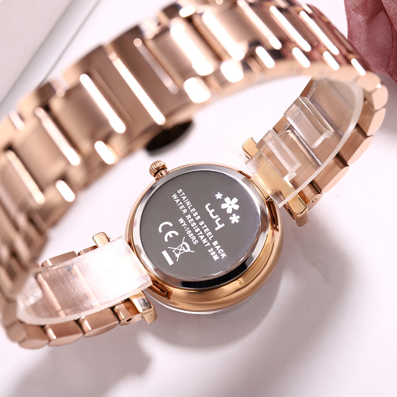 Wholesale Stainless Steel Lady Watch Waterproof Fashion Rose Gold Luxury Women Quartz Watch Relogio Feminino Relojes