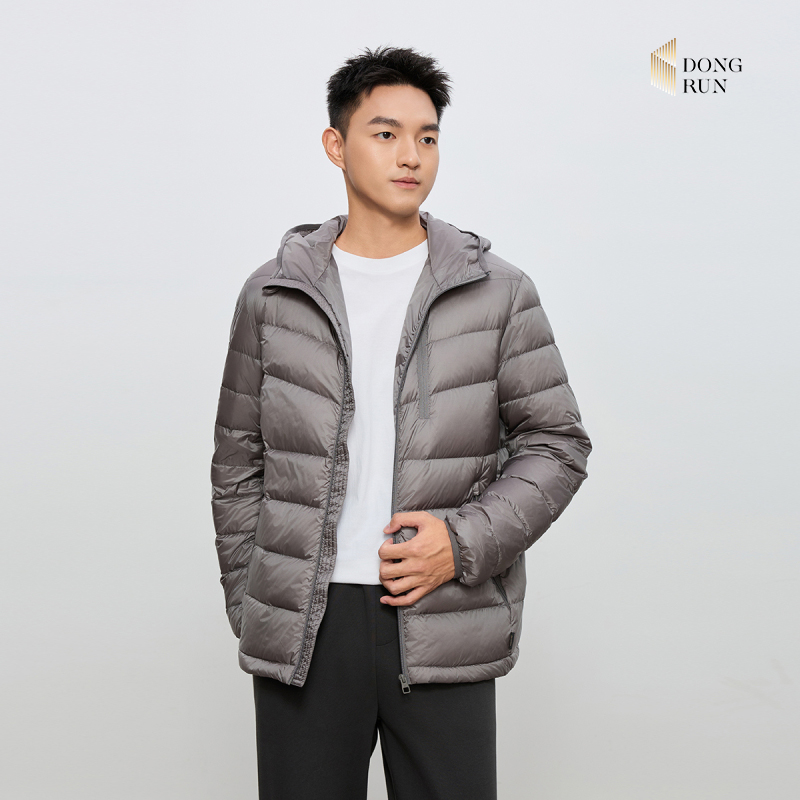 800 Filling Power Puffy Winter Windproof White Goose down Men's Ultralight down Jacket Coats