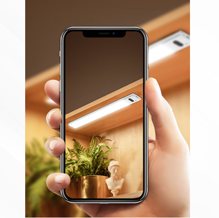 Slim Magnetic Motion Sensor Rechargeable Wireless Remote Under Kitchen Wardrobe Led Motion Sensor Cabinet Light