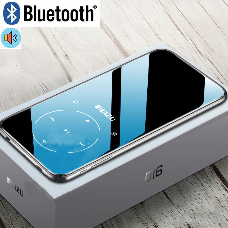 RUIZU D16 Bluetooth MP4 плеер 2,4 дюймов экран FM радио Диктофон электронная книга Портативный Аудио Видео плеер встроенный динамик