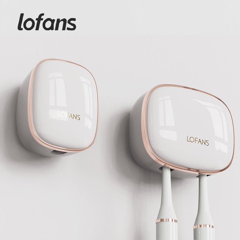 Умный стерилизатор для зубных щеток Lofans, настенный стерилизатор для УФ-стерилизации, установка с отверстиями в ванную комнату