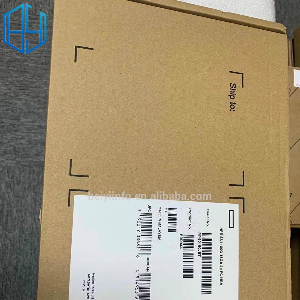 Оригинальный новый розничный HPE P9D94A P9D93A SN1100Q 16Gb Однопортовый Fibre Channel HBA 16GB 2p HBA 853011-001 QLE2692 Dual Port Fibre