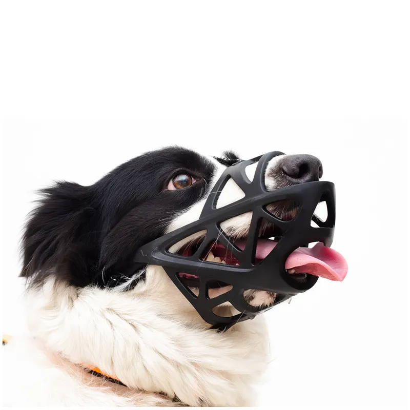 Наморда для собаки-черный Размер 4 идеально подходит для средних собак, предотвращает жевание и ржавчину, обеспечивает воздухопроницаемость и долговечность
