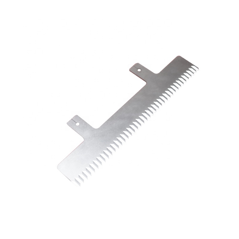 Used for vertical packaging machine serrated blade on food plastic bags