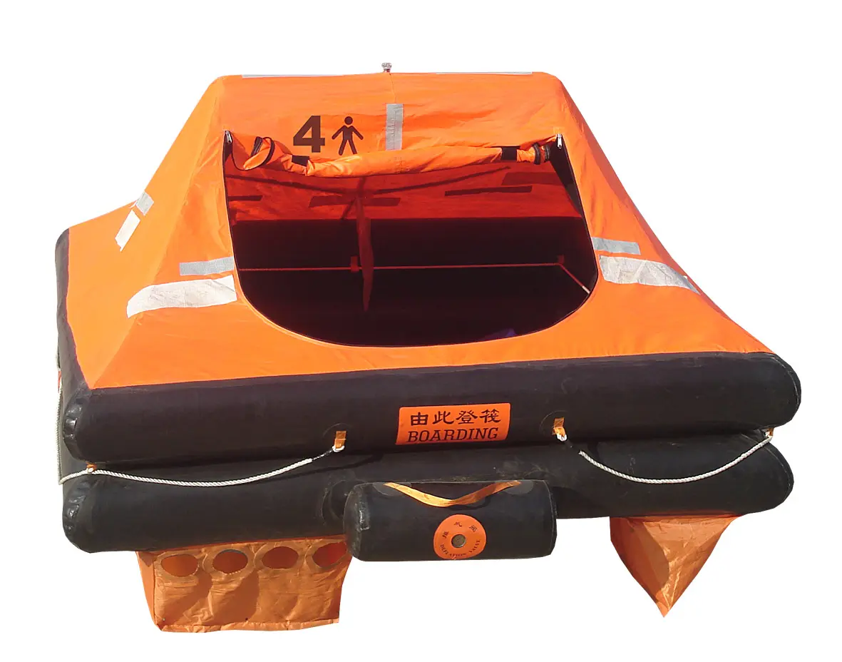 marine life raft 4 person life raft ISO965 yacht liferaft