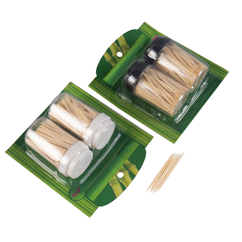 2*250 pcs toothpick in blister card