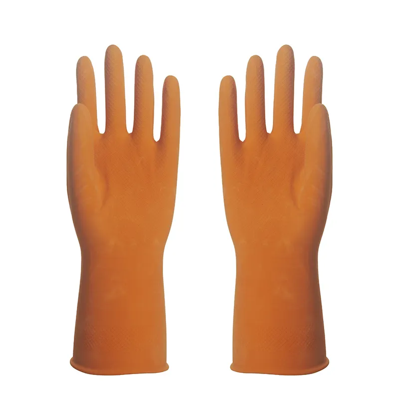 Хлопковые перчатки с резиной