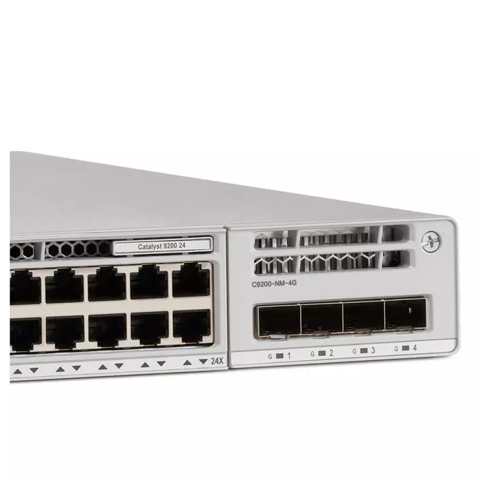 Оригинальный 9200l сетевой коммутатор с 24 портами гигабитный сетевой основы переключатель C9200l-24t-4x