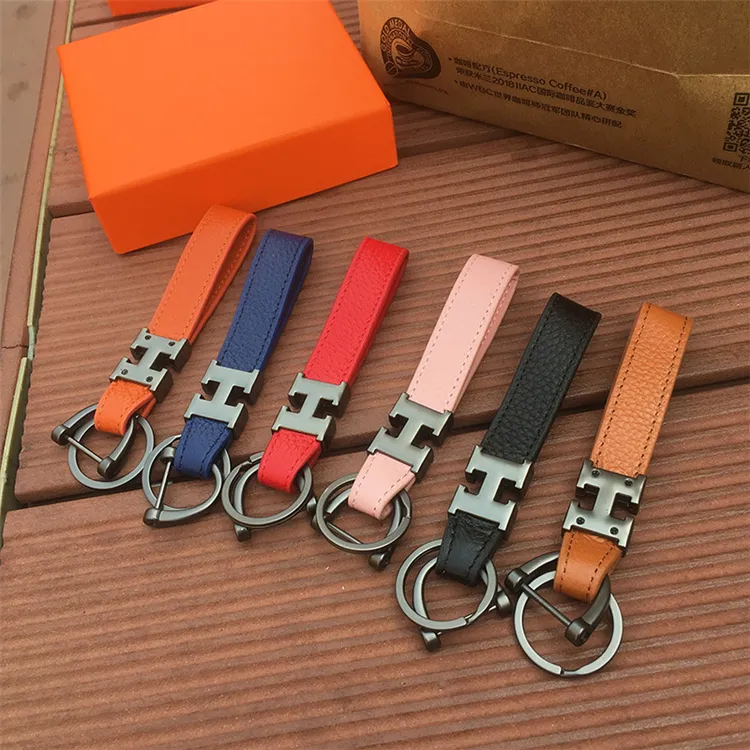 Genuine Leather Keychain Wristlet KeyChain Hand Strap for Wallet Purse Clutch Cellphone Wristlet Key