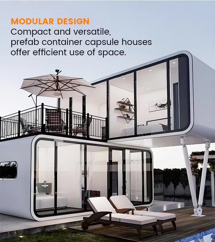 Outdoor office pod apple cabin container house