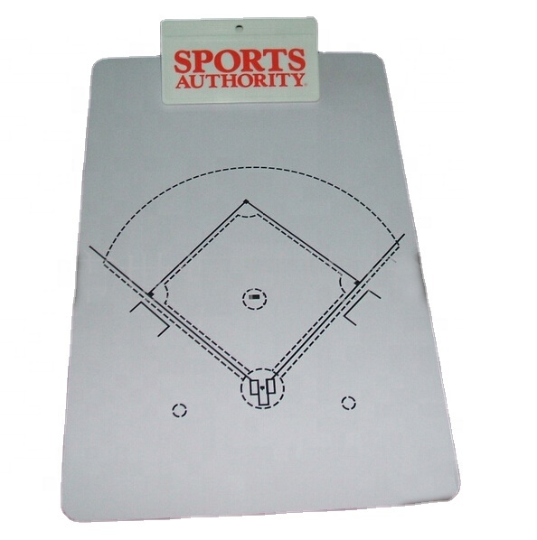 high quality hot selling sport coach clipboard with double side color printing, PVC football clipboard, original China factory