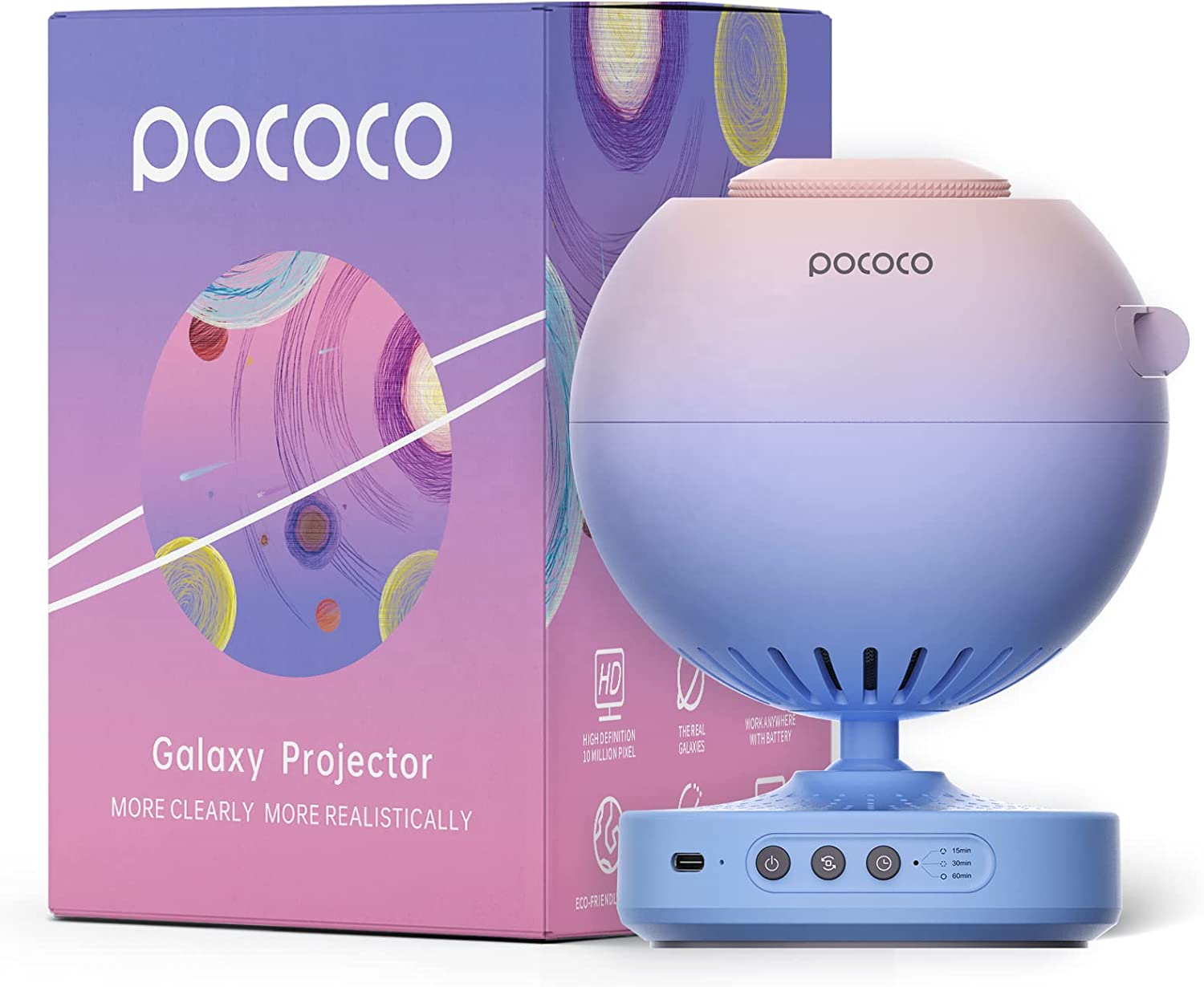 POCOCO домашний планетарий Звездный проектор Световой лазер прозрачная галактика содержит пленочные листы и фотолитография не является обязательным