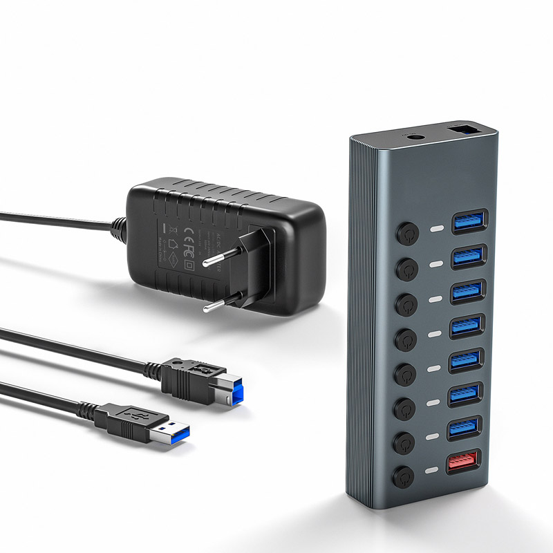 Multiple Port Multifunctional 5 Port 8 Port 9 Port 6 In 1 7 In 1 8 In 1 5 In 1 C Type 30 USB Hub USB Hub Speed 5Gps USB 3.0 HUB