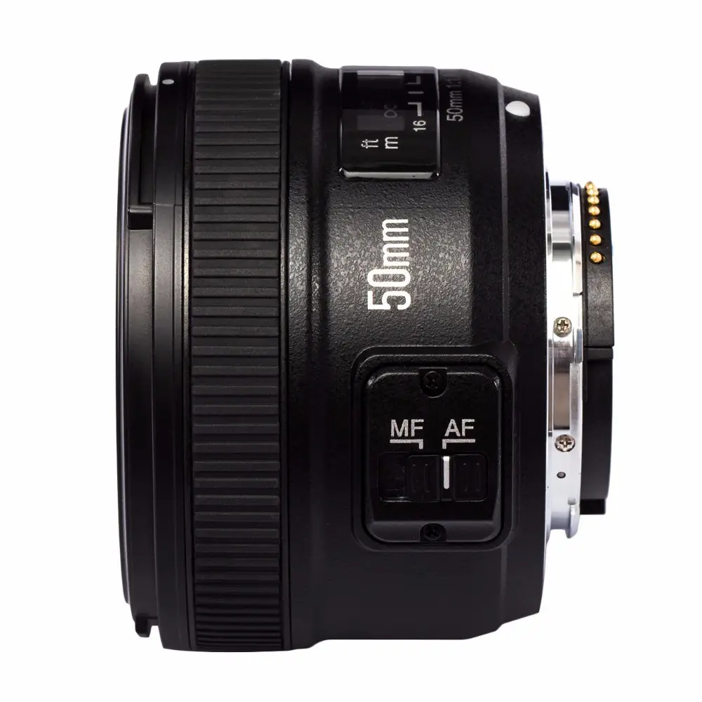 YN-50mm F1.8 Large Aperture Auto Focus Lens for Nikon DSLR Camera Blurred background Live view Portrait fixed focus lens