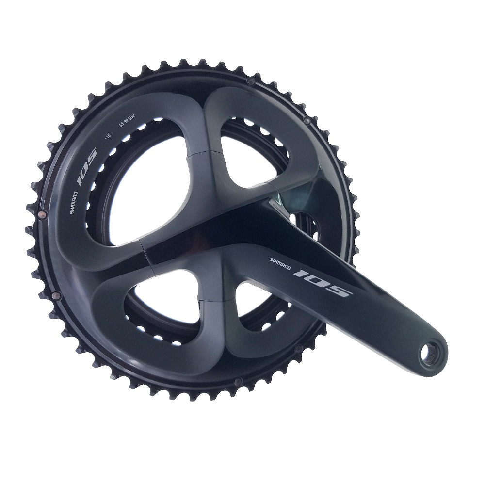 Shimano 105 HOLLOWTECH II FC-R7000 дорожный велосипед диаметра окружности болтов (2x11 скорость R7000 передняя Звездочка В переменного тока, 50-34T 52-36T 11 S 170 мм 172,5 мм 11v