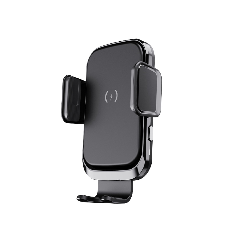 USB Wireless Phone Type-C Car Mount 15W Fast Charging Wireless Car Charger with Mobile Holder for iPhone