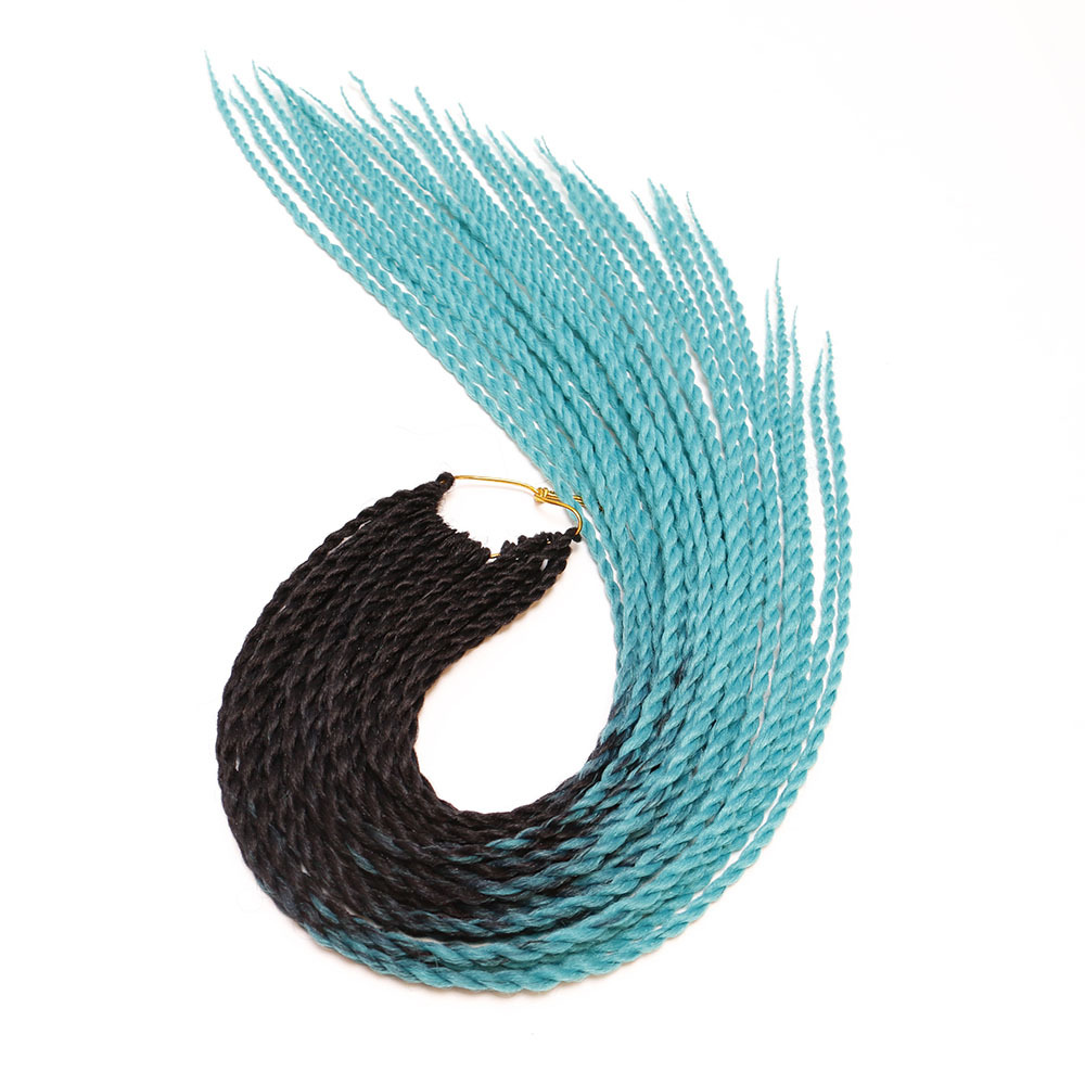 Ombre 2x Box Braid Crochet Hair Box Braiding Synthetic Hair Extension 24inch Jumbo Braid Hair 20 Strands/pack