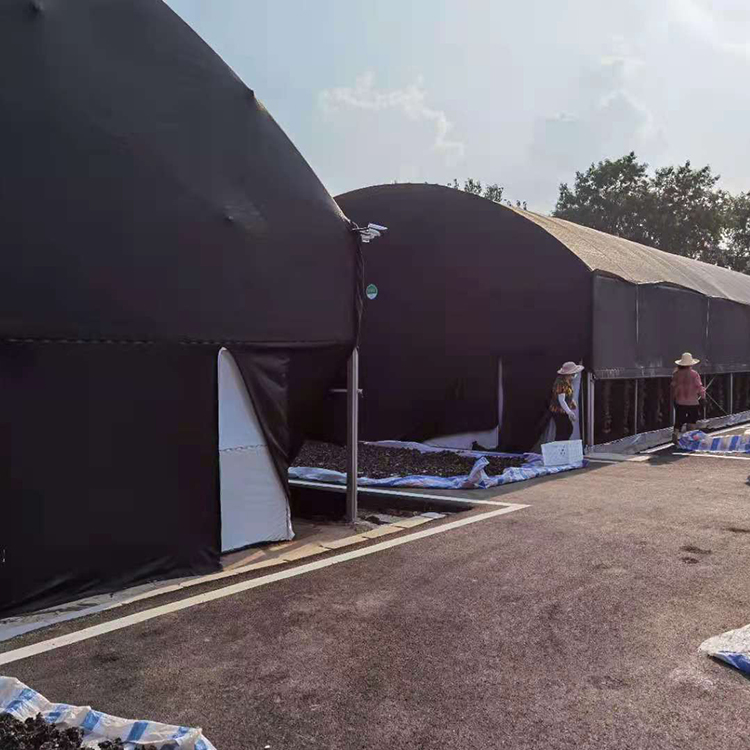 Agricultural Farming Tunnel Single Span Mushroom Greenhouse