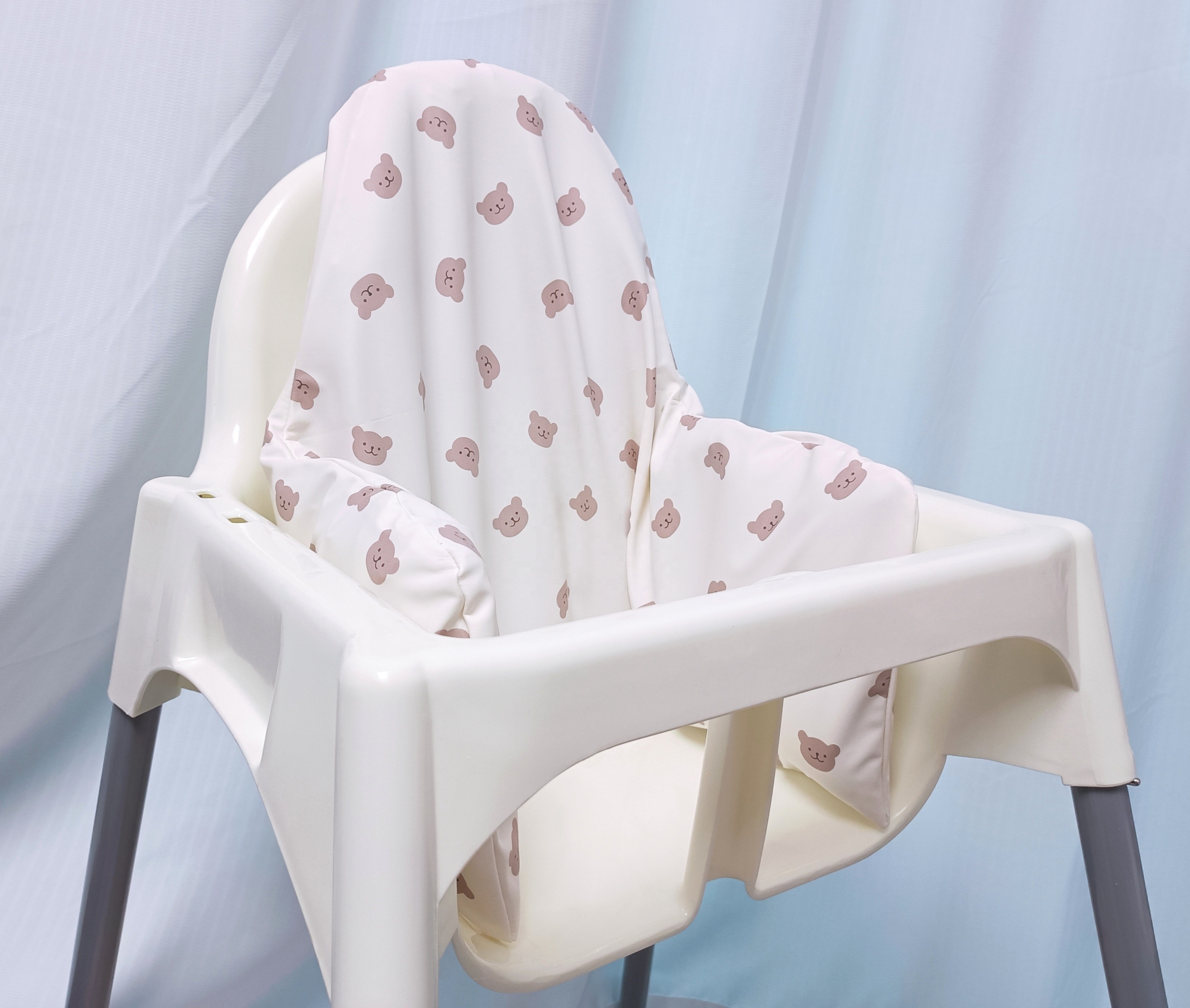 Custom Made Antilop Waterproof Baby Fabric Home or Hotel Use High Chair Cushion Cover