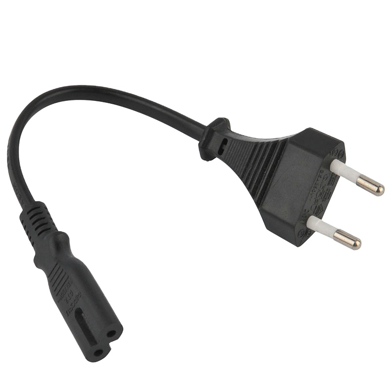 Горячая Качество CE сертификат 2 pin Европы AC штепсельный контакт шнура питания с C7 разъем