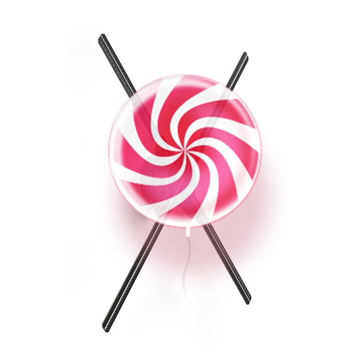Wholesale Holographic 3D Screen Led Fan Display Advertising Wifi Connect Holographic Display Fan 42Cm Hologram Projector Fan