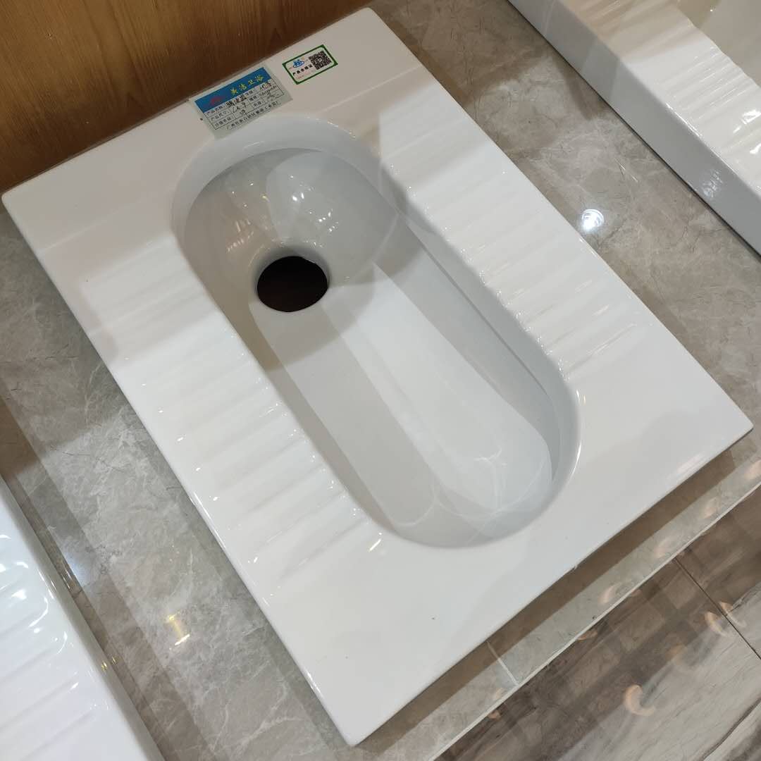 Best Quality Bathroom Sanitary Water Closet Public Toilet Ceramic Squatting Pan with cheap price