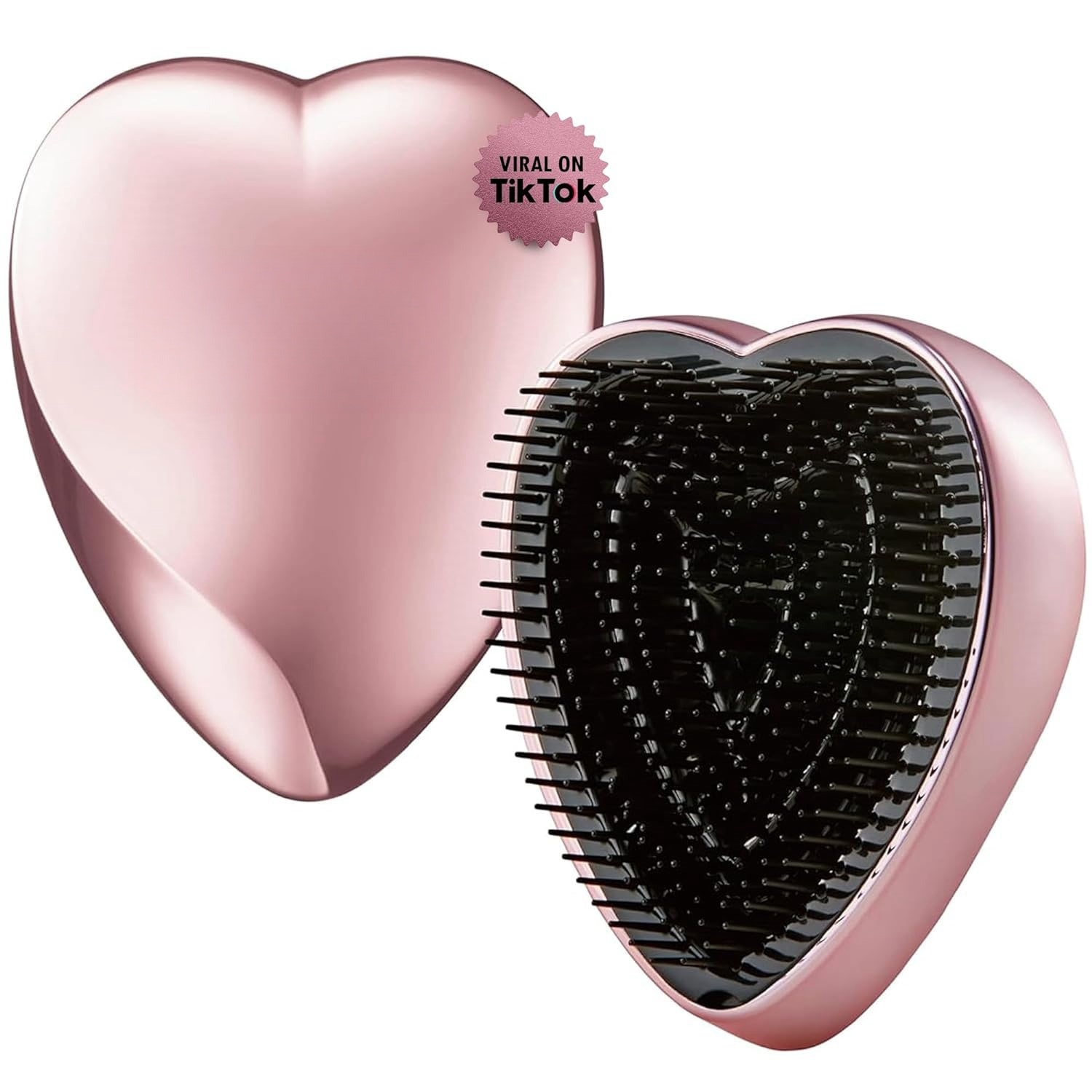 HEART BRUSH Matte White Heart Shaped Hair Brush for Women and Men No Tangle Hair Brush Travel Detangler