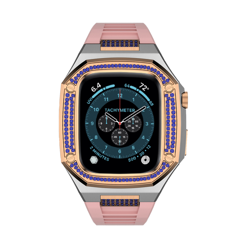 Силиконовый ремешок для Apple Watch серии 7, 41 мм, с логотипом завода