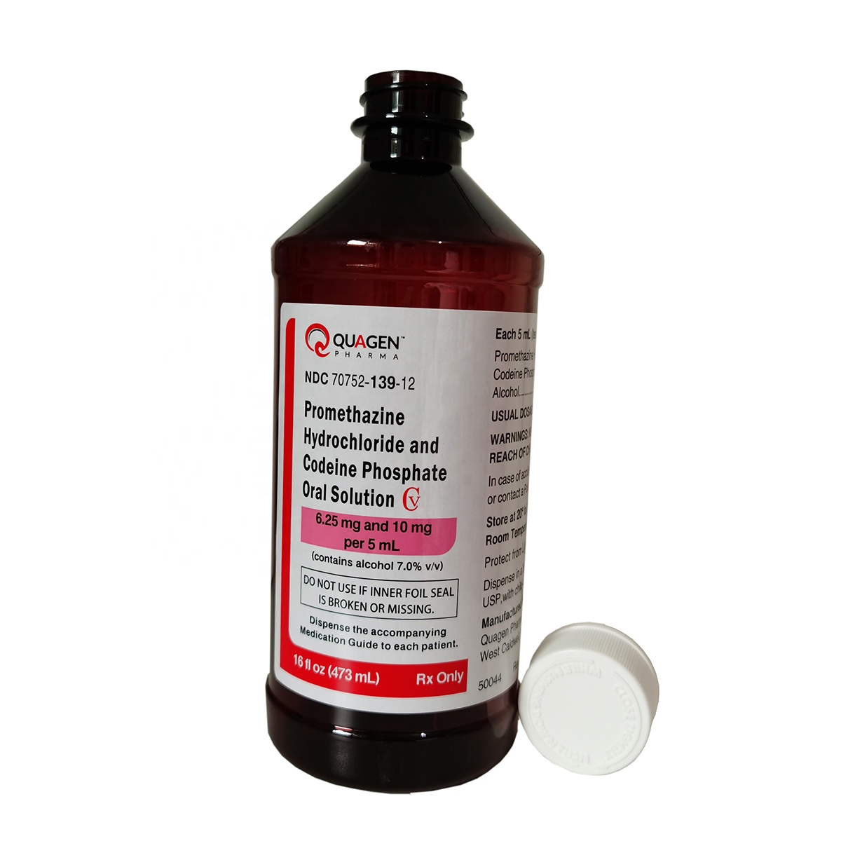 Pharmaceutical Packaging 16oz Amber Arch Medicine Bottle Cough Syrup PET bottles for Wockhardt Quagen Tris Akorn Actavis Hi Tech