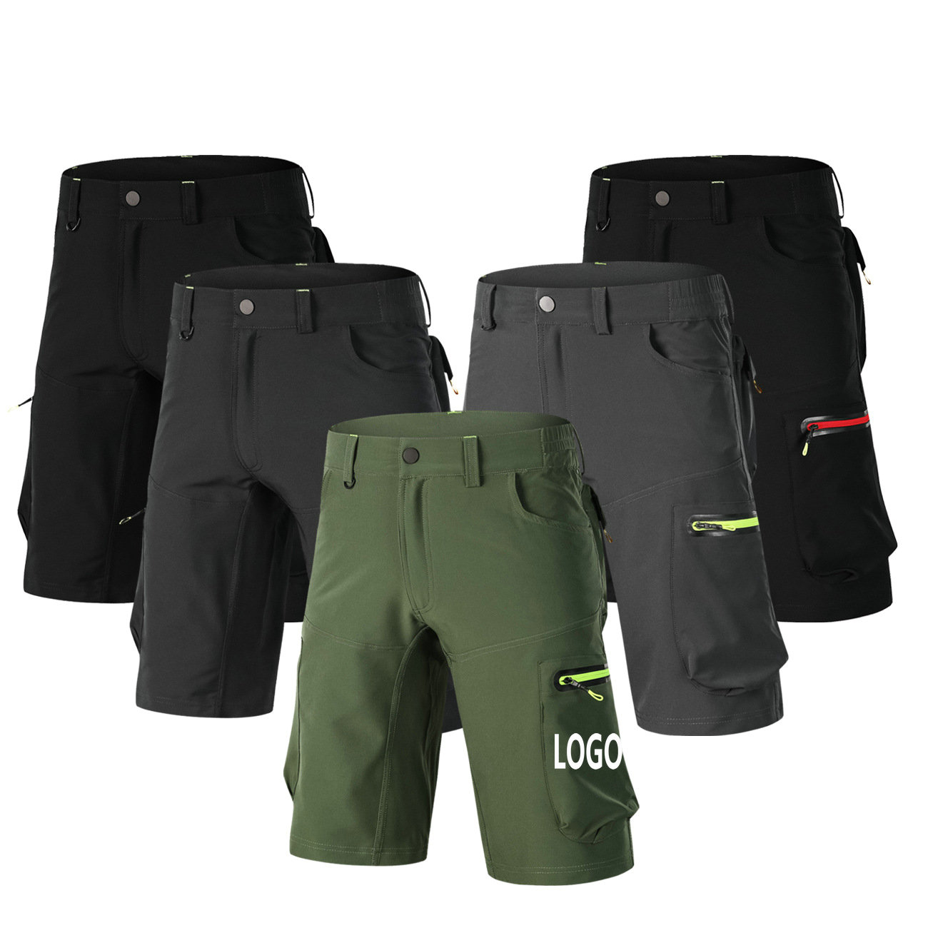 Factory wholesale mens summer breathable quick dry mountain bike shorts customize MTB shorts loose size outdoor cycling shorts