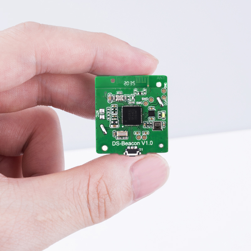 Программируемый аппаратный BLE маячок DS Bluetooth 5,0 и Eddystone nRF52832 iBeacon