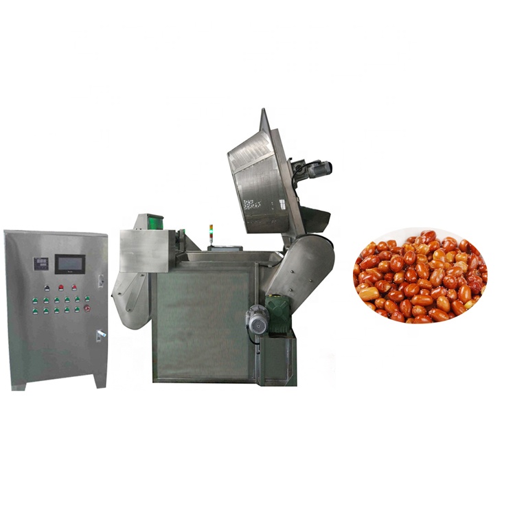 Batch good foods deep fry fryer groundnut machine fried prawn cracker frying machine
