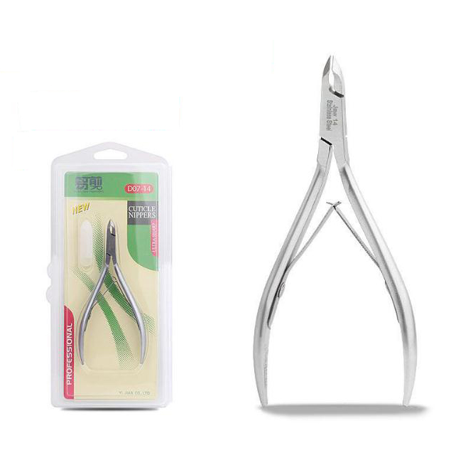 Professional Stainless Steel Cuticle Nippers Double Spring Nail Plier cutticle nipper