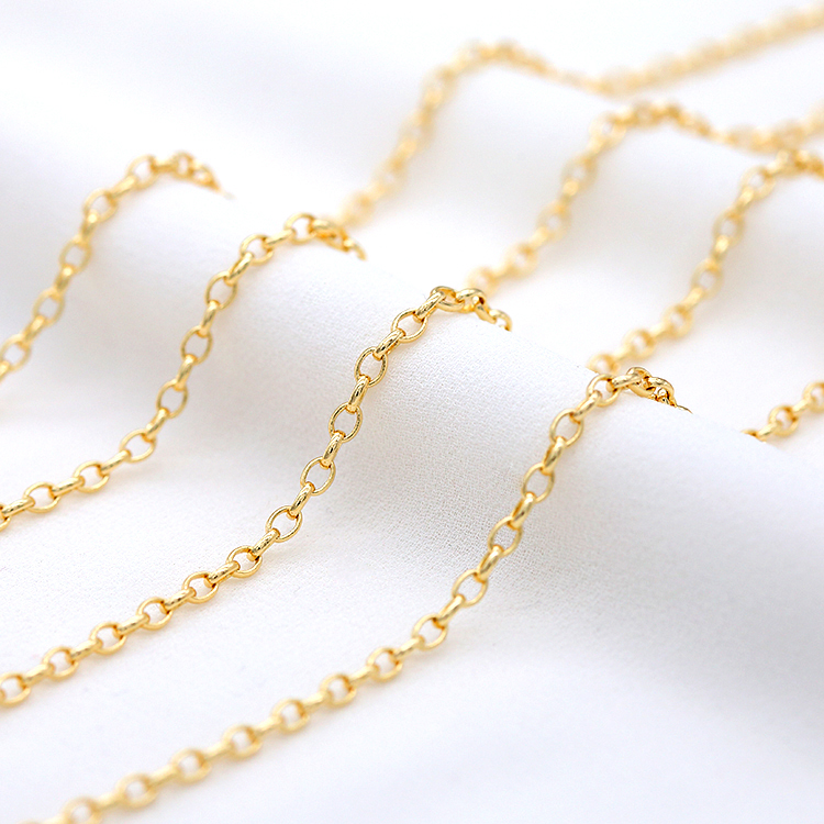Brass Chain Necklace Bracelet Making DIY No Welding 14k Gold