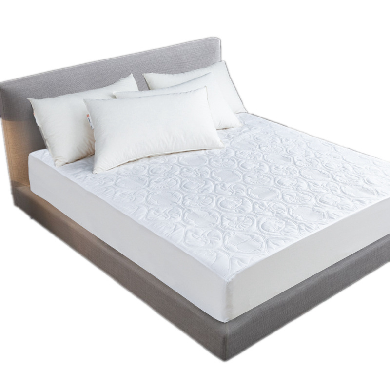 Amazon Hotsale Wholesale Fitted Style Bed Bug Proof Waterproof Ultrasonic Embossing Mattress Protector Plain OEM ODM