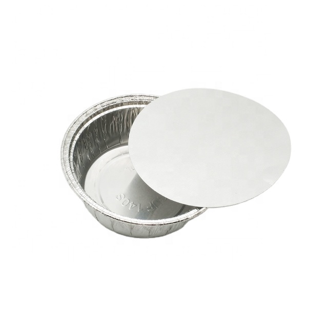 Free Samples Food Grade Round Disposable Aluminium Foil Container