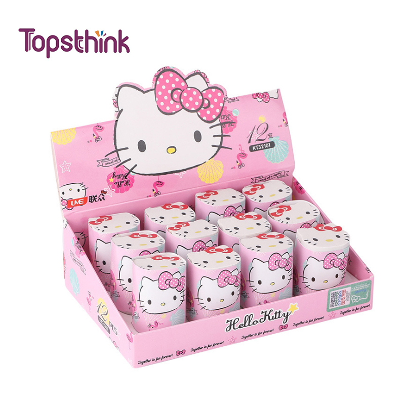 Резиновый карандаш-Ластик Topsthink с милым мультяшным hello kitty для детей и студентов, оптом