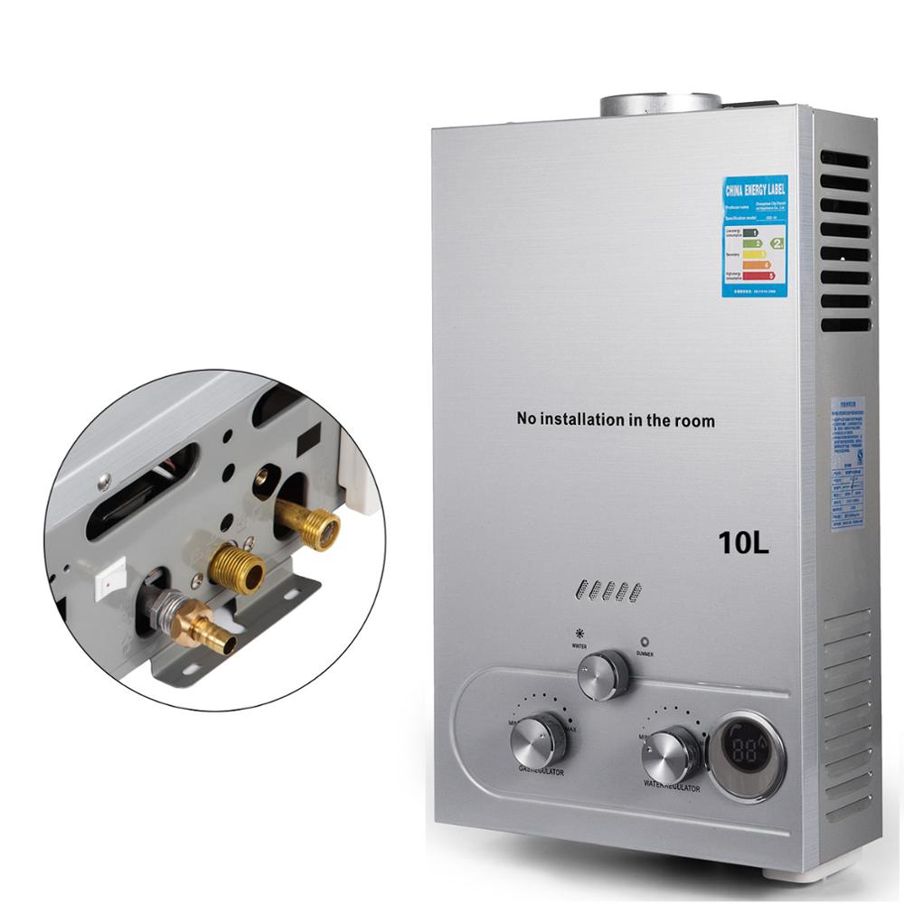 10L горячей воды нагреватель 2.7GPM Tankless мгновенный газовый водонагреватель