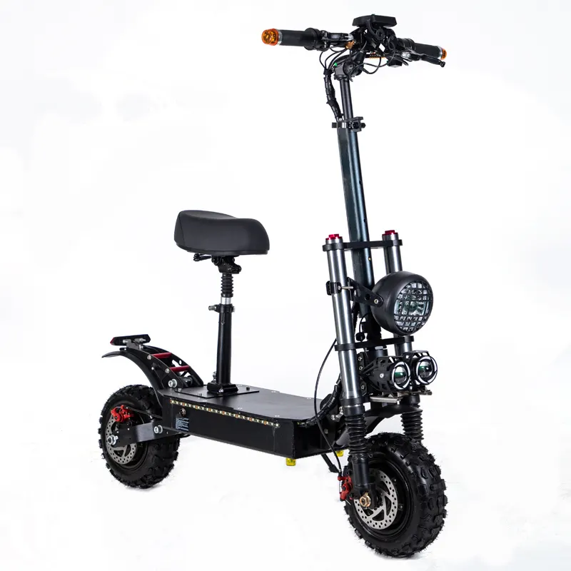 Wholesale High Speed Electric Scooter 5600W Dual Motor 60V 15Ah Folding Electric Scooter With Seat