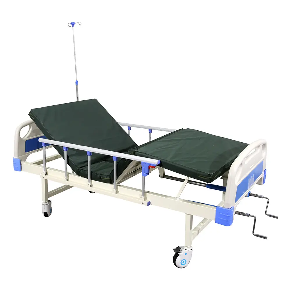 Multi-function Movable Adjustable Patient Nursing Hospital Equipment Medical Bed With Waterproof Mattress