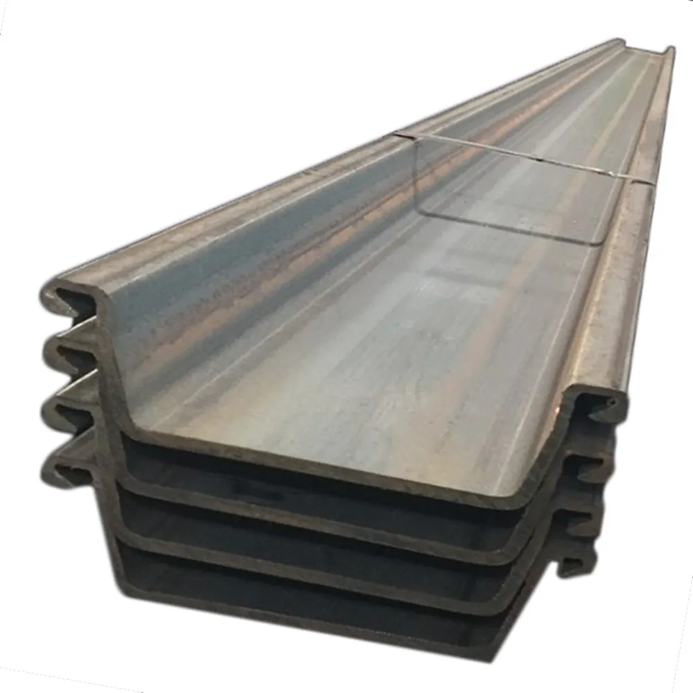 hot rolled s355 second hand U shape type steel iron sheet pile price per ton