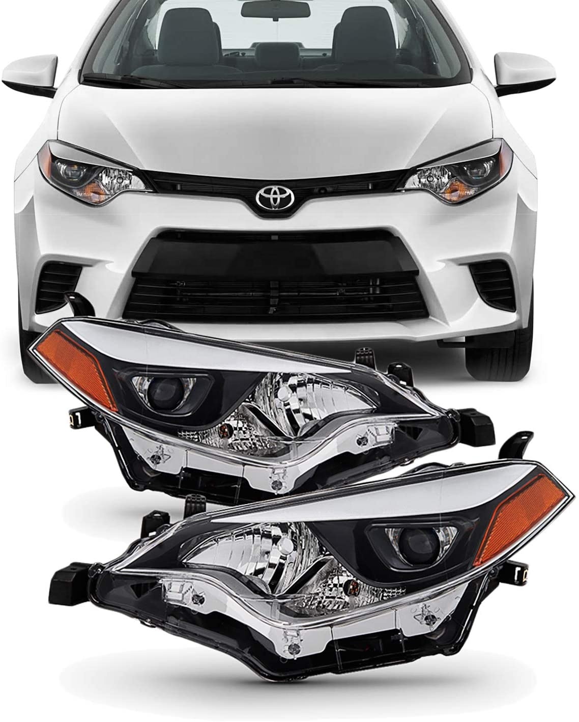 Оригинальная фара для Toyota Corolla 2014 2016, американская версия